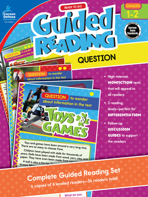 Title details for Ready to Go Guided Reading: Question, Grades 1--2 by Rompella - Wait list